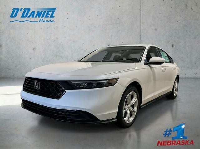 2026 Honda Accord LX in Platinum White Pearl — front three-quarter view
