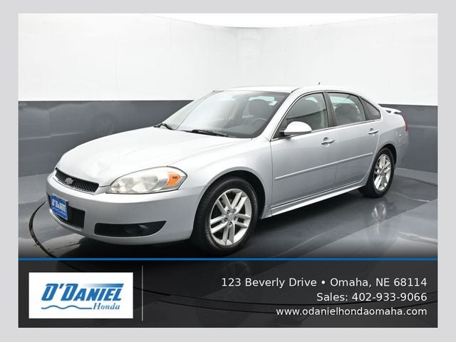 2014 Chevrolet Impala Limited LTZ in Silver Ice Metallic — front three-quarter view