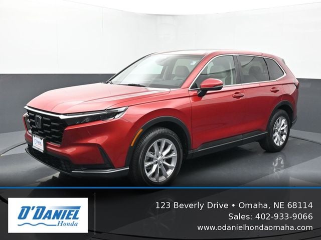 2023 Honda CR-V EX w/o BSI in Red — front three-quarter view