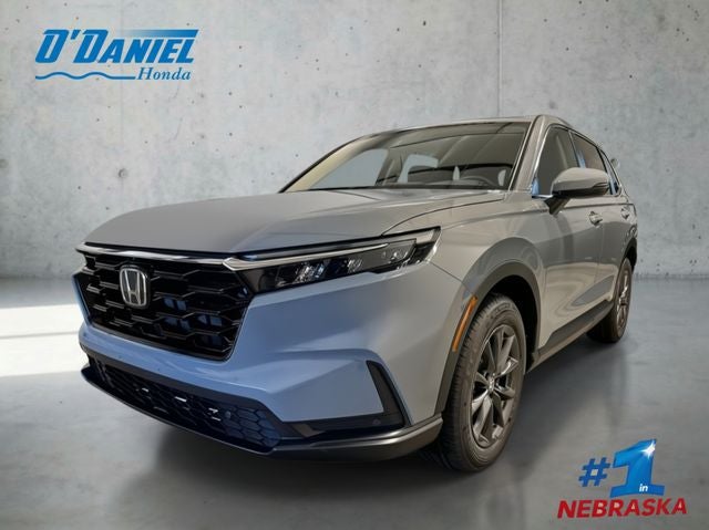 2026 Honda CR-V EX-L in Crystal Black Pearl — front three-quarter view