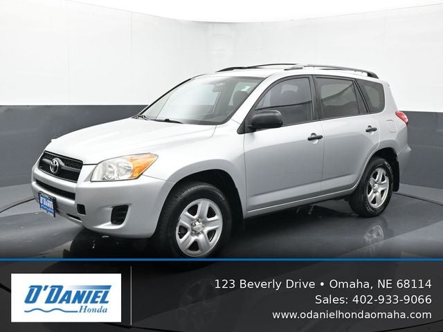 2010 Toyota RAV4 Base in Silver — front three-quarter view