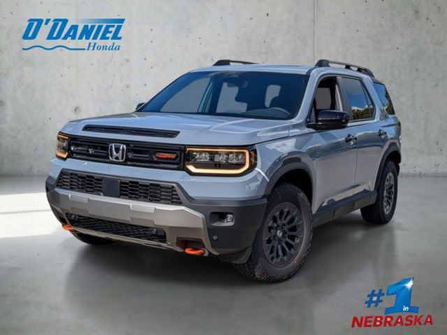 2026 Honda Passport TrailSport in Sonic Gray Pearl — front three-quarter view