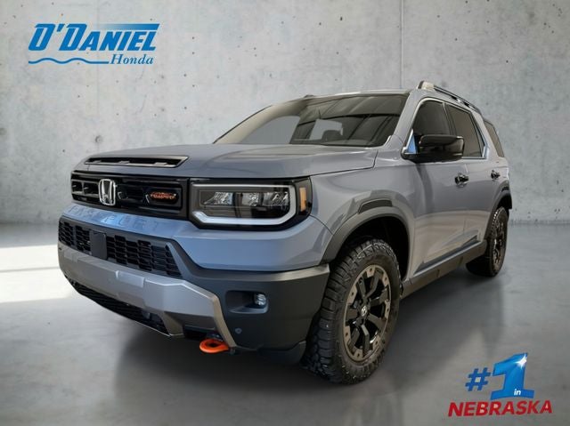 2026 Honda Passport TrailSport Elite in Gk/Gr — front three-quarter view