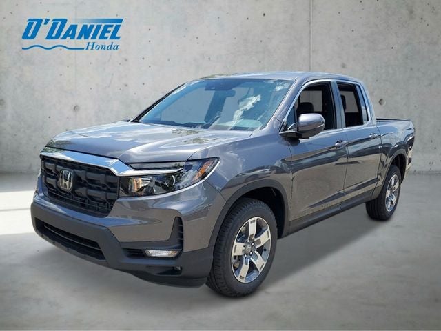 2026 Honda Ridgeline RTL in Modern Steel Metallic — front three-quarter view