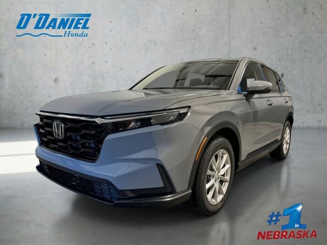 2026 Honda CR-V EX in Crystal Black Pearl — front three-quarter view